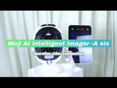 Güzellik Salonu UV / RGB / PL Işık Çok Dilli Destekle Tam Yüz Cilt Test Makinesi